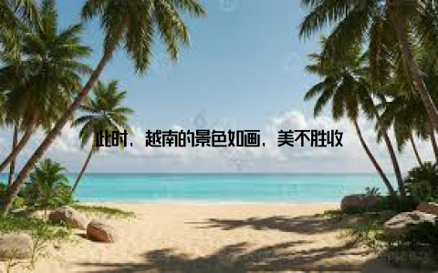 此时, 越南的景色如画, 美不胜收