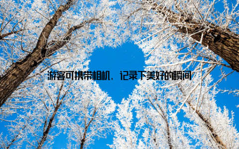 游客可携带相机, 记录下美好的瞬间