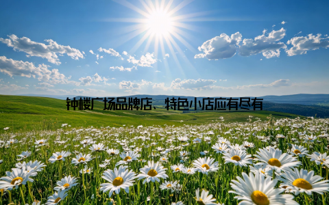 钟楼广场品牌店、特色小店应有尽有