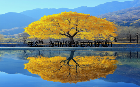 在这里, 您可以领略到古文明的魅力